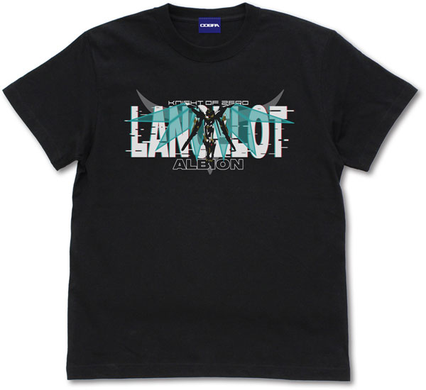 COSPA Code Geass: Lelouch of the Rebellion Lancelot Albion T-shirt /BLACK-S