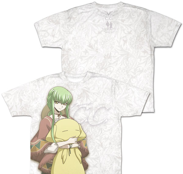 COSPA Code Geass Re;surrection New Illustration C.C. Double-sided Full Graphic T-shirt /M รูปภาพ 1