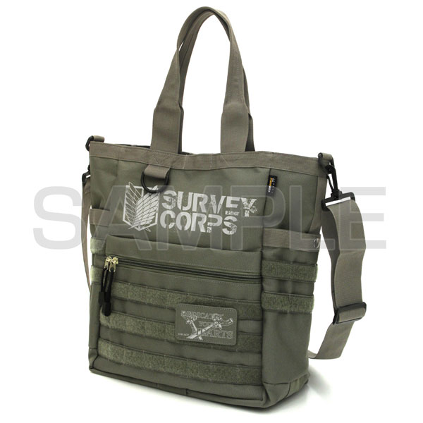 COSPA Attack on Titan Survey Corps Functional Tote Bag /RANGER GREEN