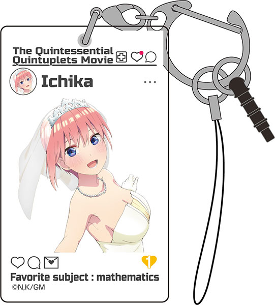 COSPA Movie "The Quintessential Quintuplets" Ichika Nakano SNS Style Acrylic Multipurpose Keychain