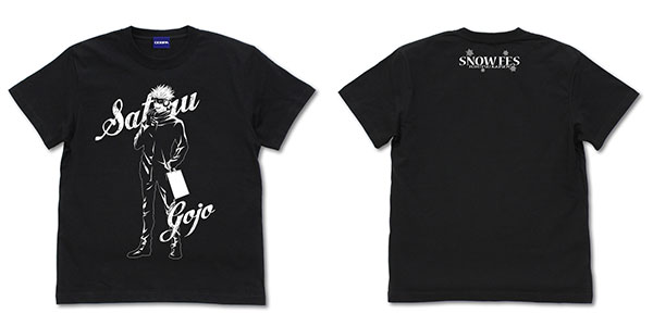 WIZARD Jujutsu Kaisen New Illustration Gojo T-shirt Snow Fes Ver./BLACK-M