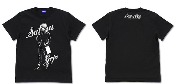 WIZARD Jujutsu Kaisen New Illustration Gojo T-shirt Snow Fes Ver./BLACK-L รูปภาพ 1