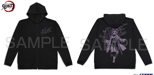 COSPA Demon Slayer: Kimetsu no Yaiba Shinobu Kocho Thin Dry Hoodie /BLACK-M รูปภาพ 1