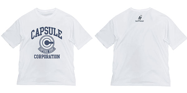 COSPA Dragon Ball Capsule Corporation Big Silhouette T-shirt /WHITE-XL