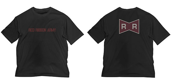 COSPA Dragon Ball Red Ribbon Army Big Silhouette T-shirt /BLACK-L รูปภาพ 1