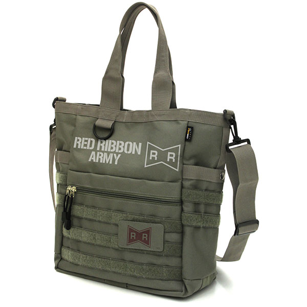 COSPA Dragon Ball Red Ribbon Army Functional Tote Bag /RANGER GREEN image 1