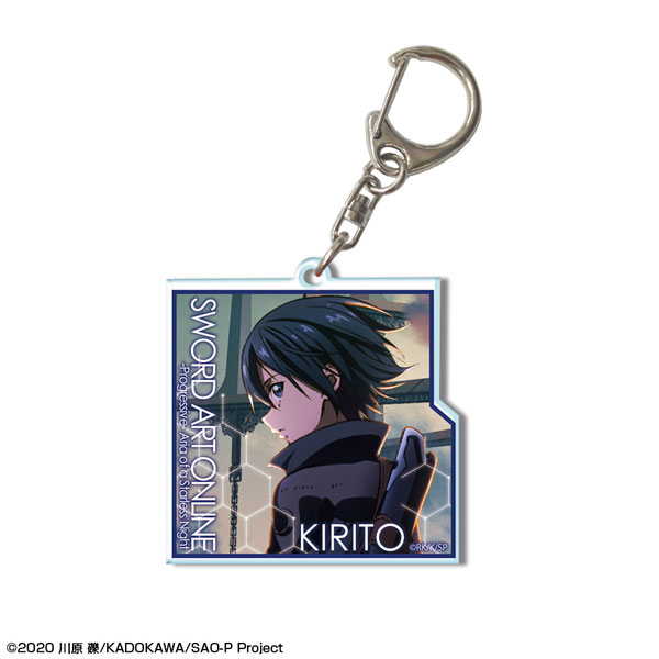License Agent Movie Sword Art Online Progressive: Aria of a Starless Night Acrylic Keychain Design 04 (Kirito /B) 圖片 1