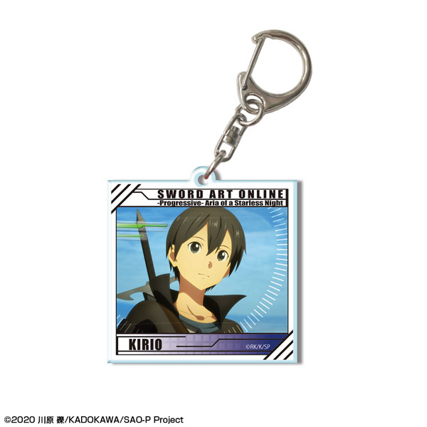 License Agent Movie Sword Art Online Progressive: Aria of a Starless Night Acrylic Keychain Design 08 (Kirito /C) image 1