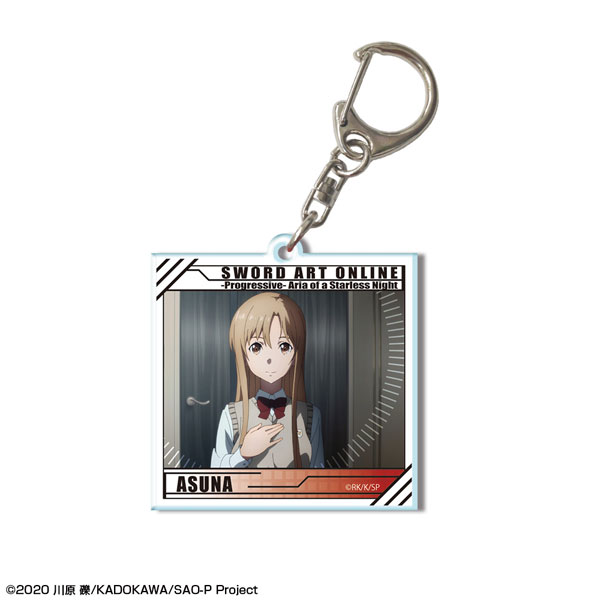 License Agent Movie Sword Art Online Progressive: Aria of a Starless Night Acrylic Keychain Design 10 (Asuna Yuuki)
