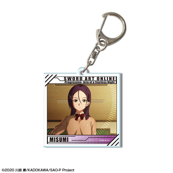 License Agent Movie Sword Art Online Progressive: Aria of a Starless Night Acrylic Keychain Design 12 (Misumi Tozawa)