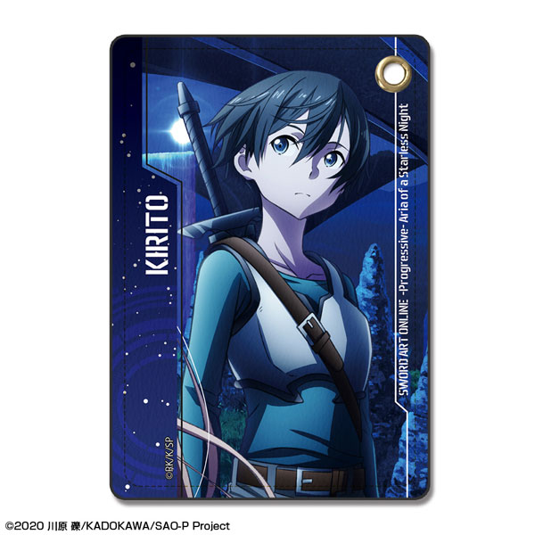License Agent Movie Sword Art Online Progressive: Aria of a Starless Night Leather Pass Case Design 01 (Kirito /A)