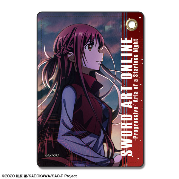License Agent Movie Sword Art Online Progressive: Aria of a Starless Night Leather Pass Case Design 04 (Asuna /B) gambar 1