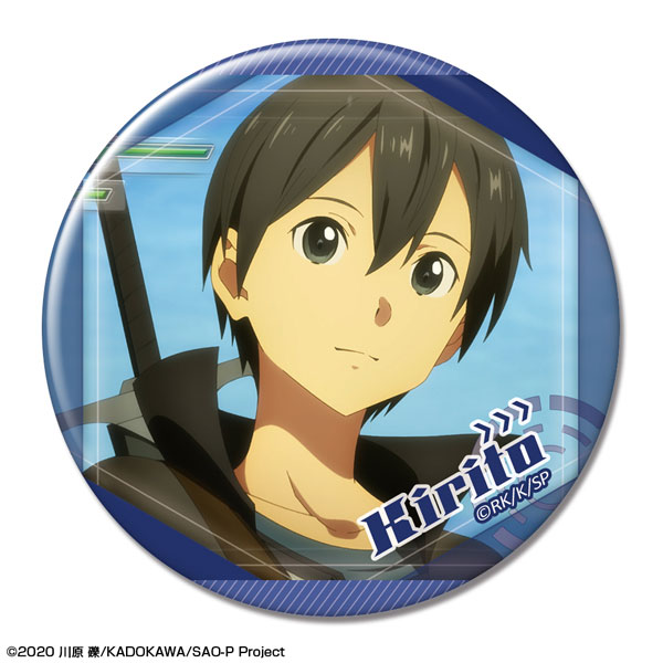 License Agent Movie Sword Art Online Progressive: Aria of a Starless Night Tin Badge Ver.2 Design 01 (Kirito /A)