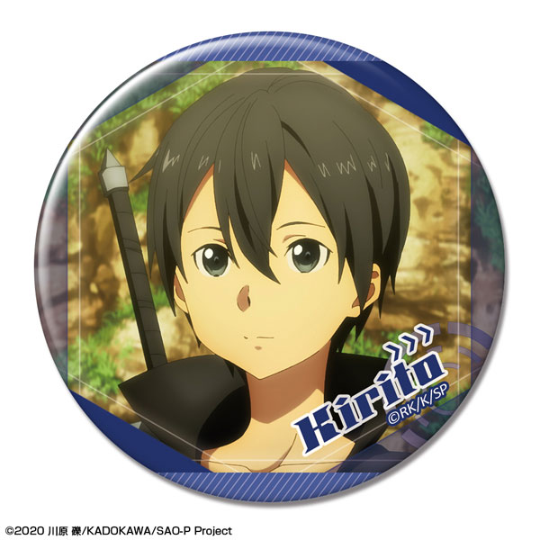 License Agent Movie Sword Art Online Progressive: Aria of a Starless Night Tin Badge Ver.2 Design 03 (Kirito /C)