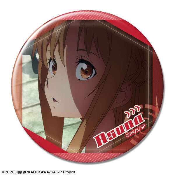 License Agent Movie Sword Art Online Progressive: Aria of a Starless Night Tin Badge Ver.2 Design 04 (Asuna /A)