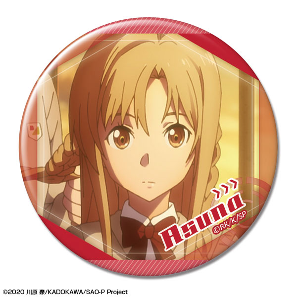 License Agent Movie Sword Art Online Progressive: Aria of a Starless Night Tin Badge Ver.2 Design 07 (Asuna Yuuki /A) 圖片 1
