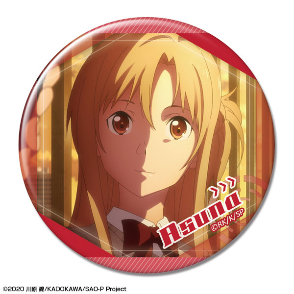 License Agent Movie Sword Art Online Progressive: Aria of a Starless Night Tin Badge Ver.2 Design 09 (Asuna Yuuki /C)