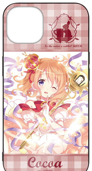 COSPA Is the order a rabbit? BLOOM Cocoa Tempered Glass iPhone Case /13,14