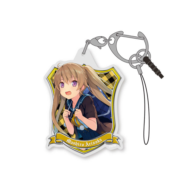 COSPA Ao no Kanata no Four Rhythm Mashiro Arisaka Acrylic Multi Keychain gambar 1