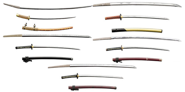 F-toys Meitou Hyakka KATANA MASTERWORKS Set of All 5 Types