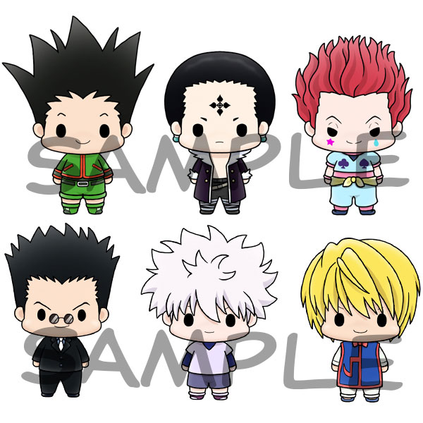 MegaHouse Chokorin Mascot Hunter x Hunter Set of All 6 Types Bild 1