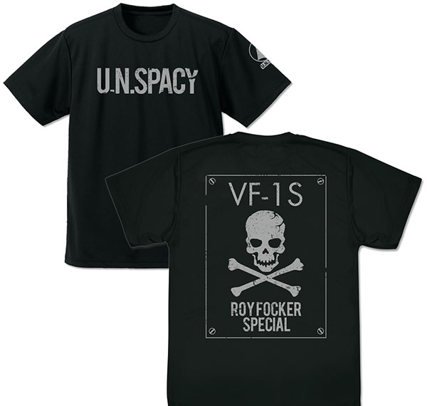 COSPA The Super Dimension Fortress Macross Roy Focker Dry T-shirt /BLACK-L Bild 1