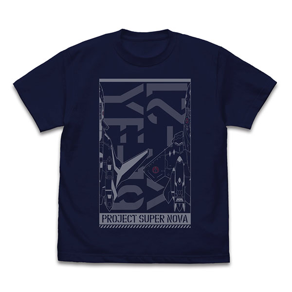 COSPA Macross Plus YF-19/YF-21 T-shirt /NAVY-S