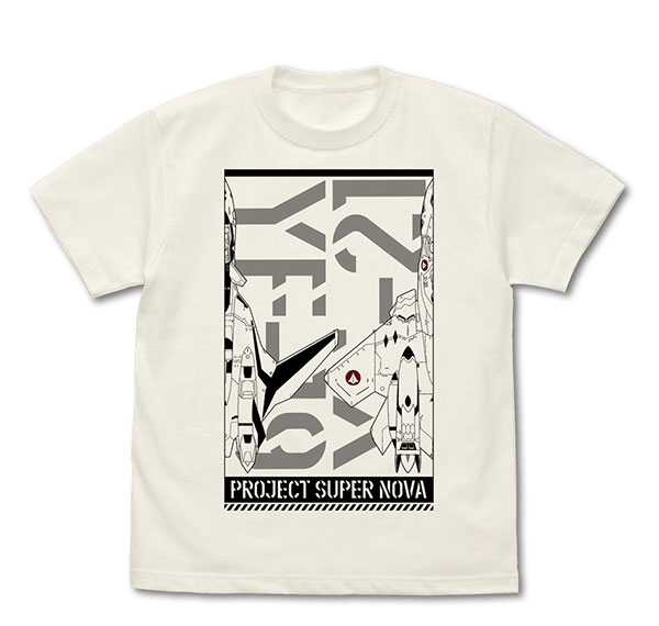 COSPA Macross Plus YF-19/YF-21 T-shirt /VANILLA WHITE-M รูปภาพ 1