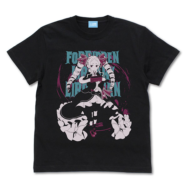 COSPA Re:ゼロから始める異世界生活 ベアトリス Tシャツ /BLACK-S 画像 1