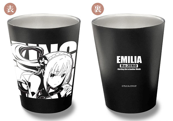 COSPA Re:ZERO -Starting Life in Another World- Emilia Thermos Tumbler /BLACK