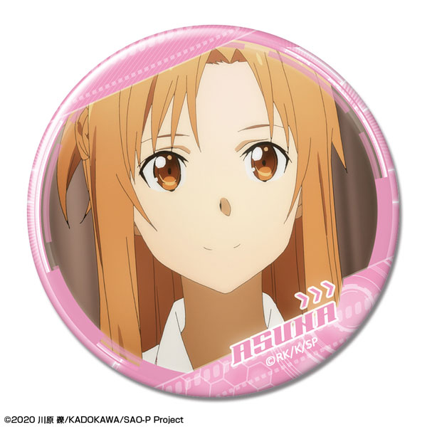 License Agent Sword Art Online Progressive: Aria of a Starless Night Tin Badge Ver.1 Asuna Yuuki