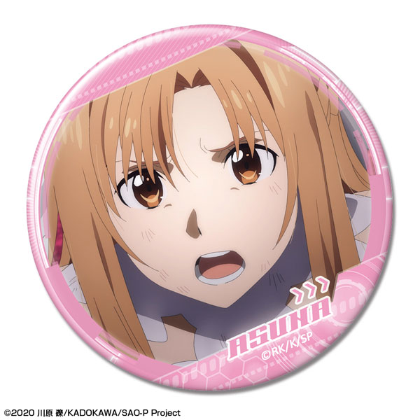 License Agent Movie Sword Art Online Progressive: Aria of a Starless Night Tin Badge Ver.1 Design 05 (Asuna /A) รูปภาพ 1