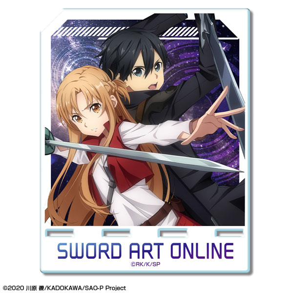 License Agent Sword Art Online Progressive: Aria of a Starless Night Acrylic Smartphone Stand Kirito & Asuna