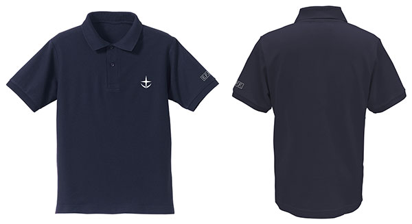 COSPA Mobile Suit Gundam E.F.S.F. Embroidery Polo Shirt /NAVY-XL รูปภาพ 1