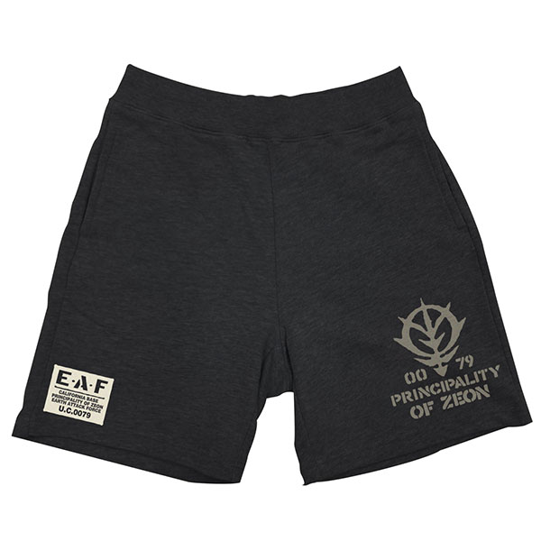 COSPA Mobile Suit Gundam Earth Attack Force Sweat Shorts/BLACK-XL Bild 1