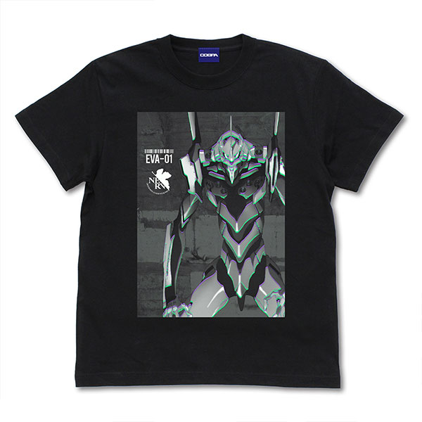 COSPA EVANGELION Evangelion Unit-01 Effect Visual T-shirt /BLACK-L