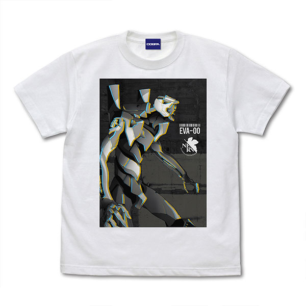 COSPA EVANGELION EVA-00 Effect Visual T-shirt /WHITE-XL