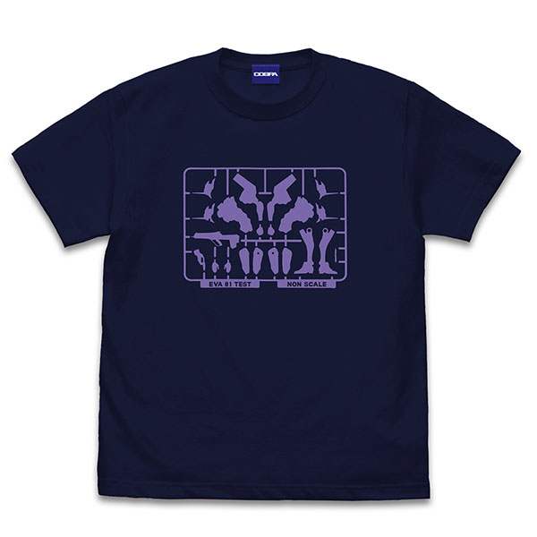 COSPA EVANGELION Figure T-shirt Reproduction Ver./NAVY-L