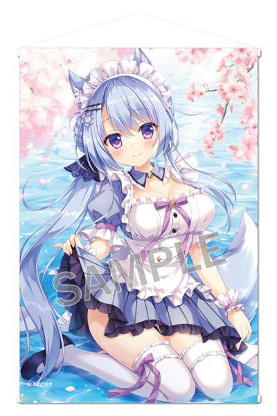 Brendream Yuki Ameto B2 Wall Scroll Tea Time Kitsune-san
