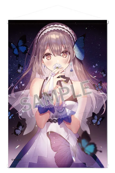Brendream necomi B2 태피스트리 Blue butterfly 이미지 1