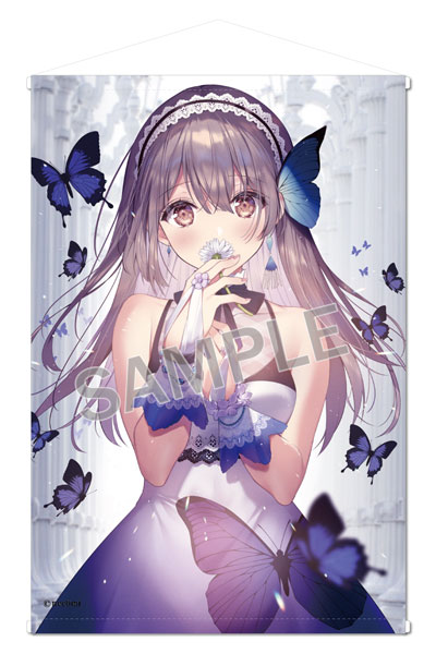 Brendream necomi B2 Wall Scroll Blue butterfly Extra Edition