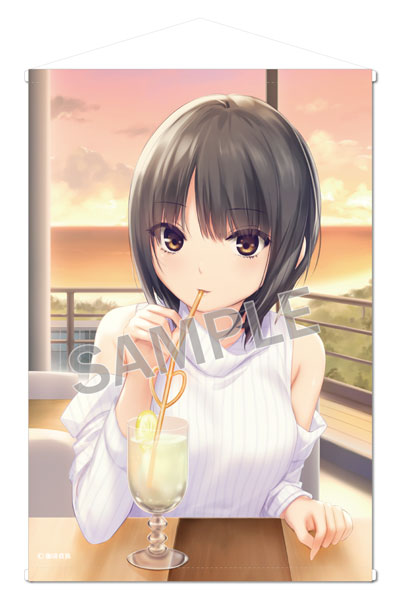 Brendream Coffee Kizoku B2 Wall Scroll Let's Dream Date Aoyama-san (evening)