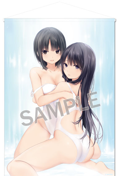 Brendream Coffee Kizoku B1 Wall Scroll CHANGE -INFINITY- White Swimsuit side A รูปภาพ 1