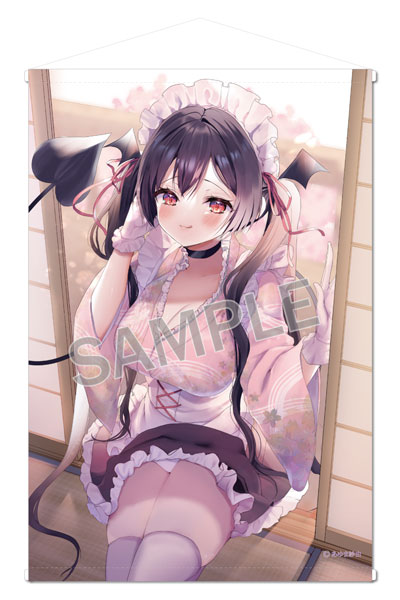 Brendream 鮎川さゆ B2タペストリー 和風メイド りあす姫 別注版