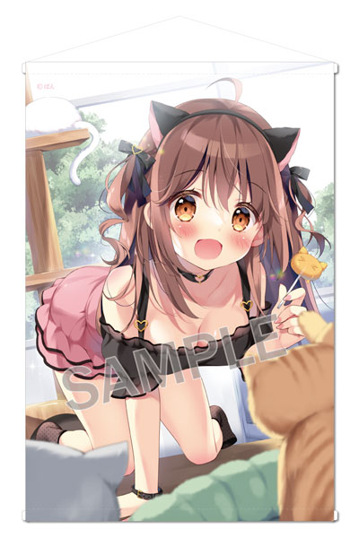 Brendream Pan B2 Wall Scroll Dreamdays Cat Cafe Date with Cocoa-chan