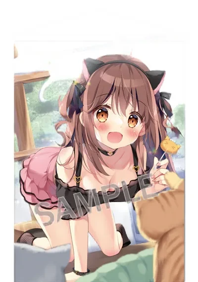 Brendream Pan B2 Wall Scroll Dreamdays Cat Cafe Date with Cocoa-chan รูปภาพ 1