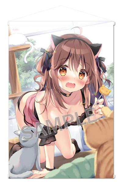 Brendream Pan B2 Wall Scroll Dreamdays Cat Cafe Date with Cocoa-chan Extra Edition