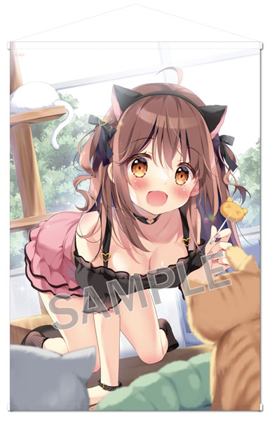 Brendream Pan B1 Wall Scroll Dreamdays Cat Cafe Date with Cocoa-chan imagen 1