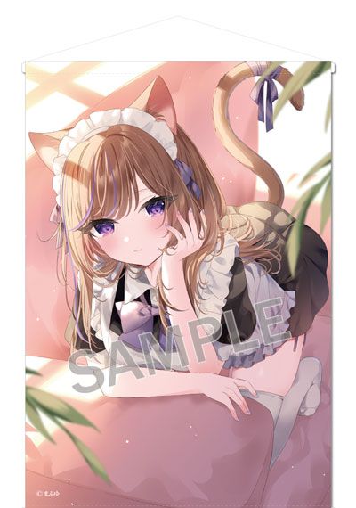 Brendream Mafuyu B2 Wall Scroll Teatime Leo-chan รูปภาพ 1