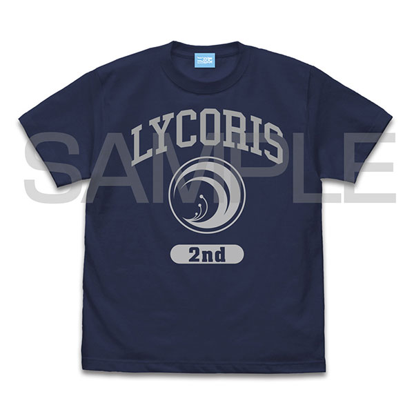 COSPA Lycoris Recoil Lycoris 2nd College T-shirt /INDIGO-S
